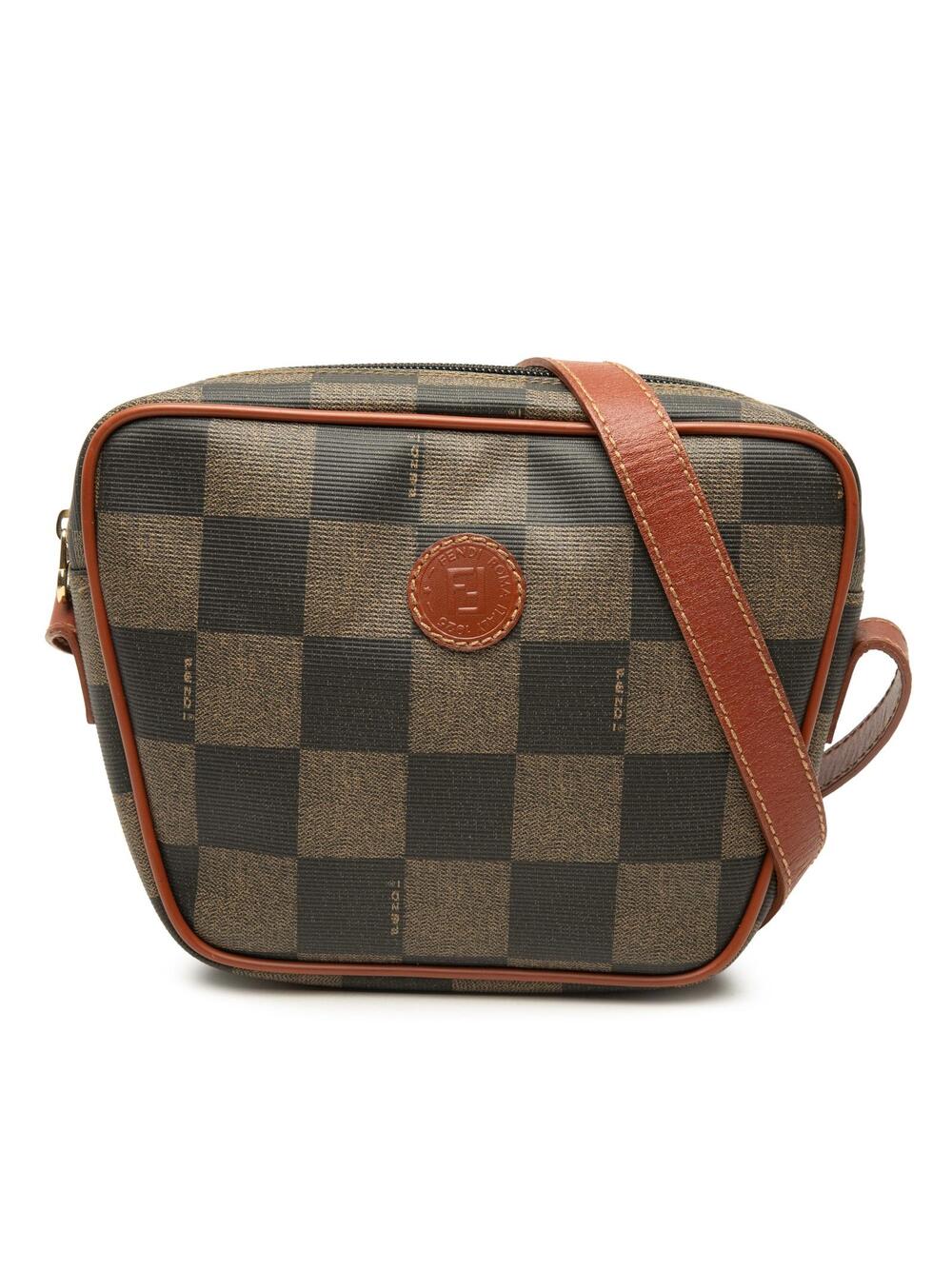 Fendi Pequin Coated Canvas Checkboard #363612F41B